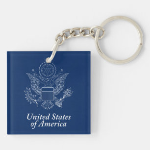 Amerikaanse zeehond sleutelhanger
