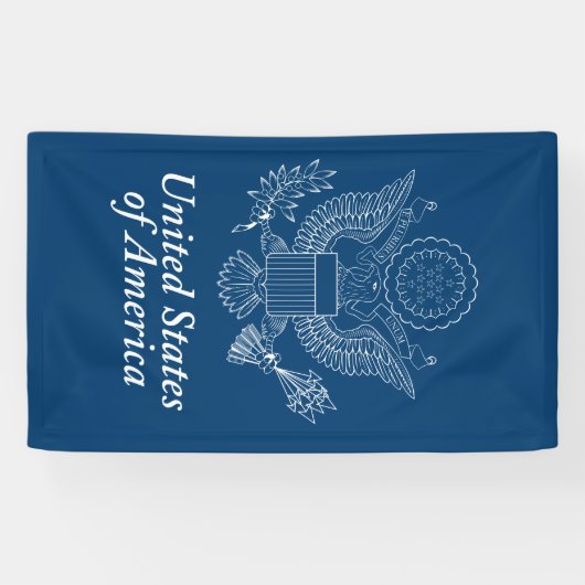 Amerikaanse zeehond spandoek (Horizontaal)