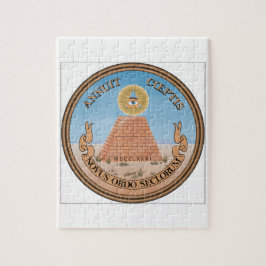 Amerikaanse zegel legpuzzel