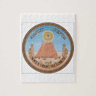 Amerikaanse zegel legpuzzel