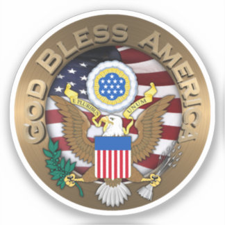 Amerikaanse zegel sticker