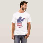 Amerikaanse zegel t-shirt (Voorkant volledig)