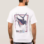 Amerikaanse Zeilvis T-shirt (Achterkant)