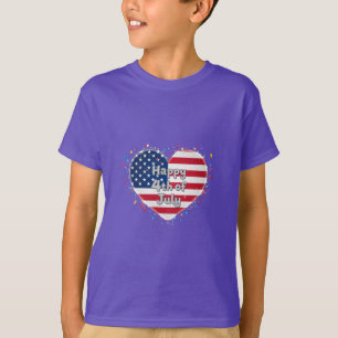 Amerikaanse Ziel: Klassieke 4 juli-sfeer T-shirt