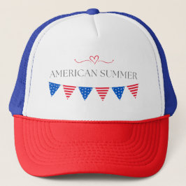 Amerikaanse zomer trucker hoed pet