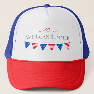 Amerikaanse zomer trucker hoed trucker pet