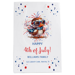 Amerikaanse Zomerfeest Patriottisch USA 4 juli Medium Cadeauzakje