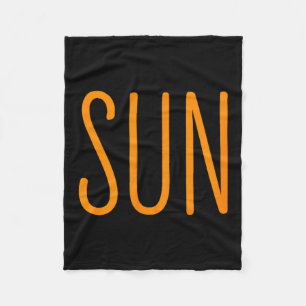 Amerikaanse Zonne-eclips Zon Koppels Illustratie Fleece Deken