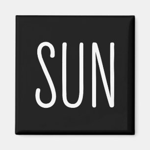 Amerikaanse Zonne-eclips Zon Koppels Illustratie Magneet