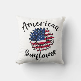 Amerikaanse zonnebloem kussen