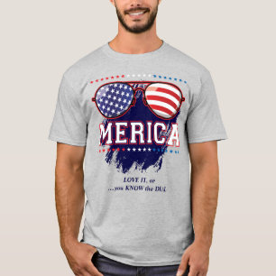 Amerikaanse zonnebril Je kent de deal T-shirt