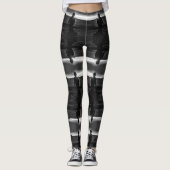  Amerikaanse zonsondergang bij alaska eskimo hunte Leggings (Voorkant)