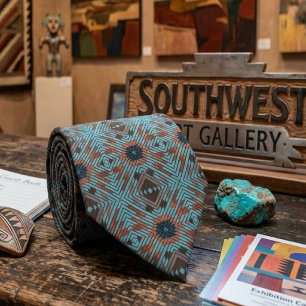 Amerikaanse Zuidwest Tribale Patronen Kunst en Kle Stropdas