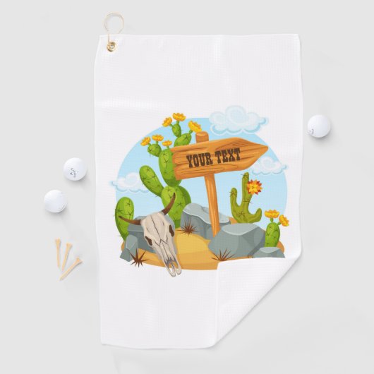 -Amerikaanse Zuidwest-woestijn Golfhanddoek (Insitu)