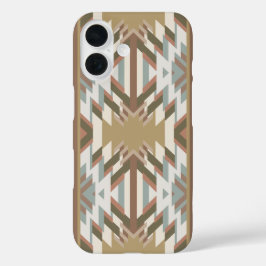 Amerikaanse Zuidwest woestijnkleuren geïnspireerd iPhone 16 Hoesje