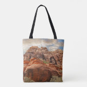 Amerikaanse Zuidwestelijke scène Tote Bag (Achterkant)