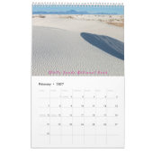 Amerikaanse Zuidwestelijke woestijnlandschappen Kalender (Feb 2027)