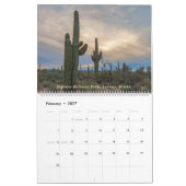 Amerikaanse Zuidwestelijke woestijnlandschappen Sc Kalender (Feb 2027)