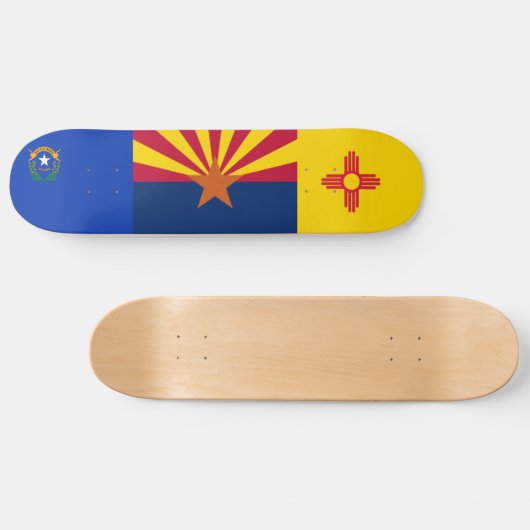 Amerikaanse zuidwestvlaggen persoonlijk skateboard (Horizontaal)