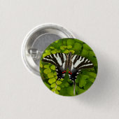 Amerikaanse zwaluwstaartvlinder ronde button 3,2 cm (Voorkant /achterkant)