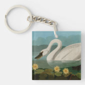 Amerikaanse Zwanenvogels Audubon Sleutelhanger (Voorkant)