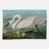 Amerikaanse Zwanenvogels Audubon Theedoek (Horizontaal)