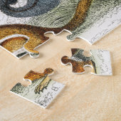 Amerikaanse zwarte eekhoorn, Ariel Petaurus, eekho Legpuzzel (Zijkant)