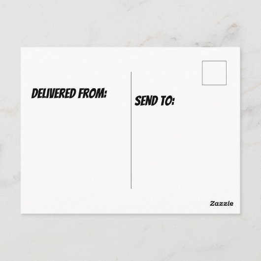 Amerikaanse zwarte eend in water briefkaart (Achterkant)