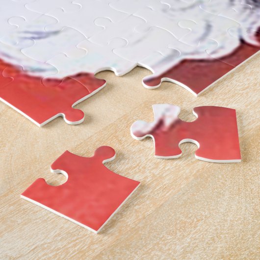 Amerikaanse zwarte kerstman legpuzzel (Zijkant)