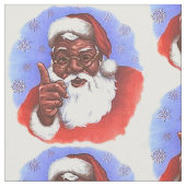 Amerikaanse zwarte kerstman stof (Close Up)