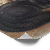 Amerikaanse zwarte of zilvervos (Vulpes fulvus) Poster (Hoek)