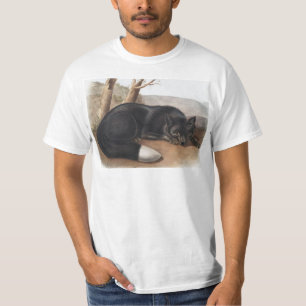 Amerikaanse zwarte of zilvervos (Vulpes fulvus) T-shirt