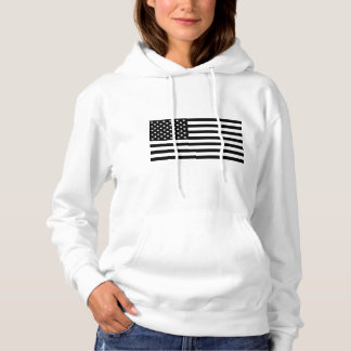 Amerikaanse zwarte vlag hoodie