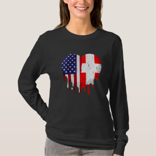 Amerikaanse Zwitserse erfgoedmaand Zwitserland Vla T-shirt