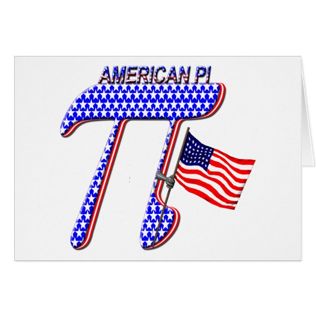 AMERIKAN PI (PIE) - WISKUNDE HUMOR (Voorkant Horizontaal)