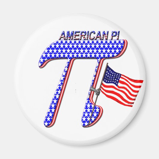 AMERIKAN PI (PIE) - WISKUNDE HUMOR MAGNEET (Voorkant)