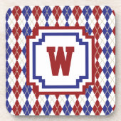 Amerikana Argyle Square Onderzetter (Voorkant)