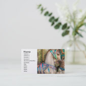 Amerikana - Carrouselschoonheid Visitekaartje (Staand voorkant)