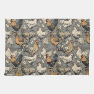 Amerikana Chicken Kitchen Towels Theedoek