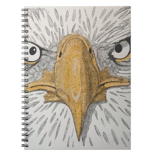 Amerikana Eagle Face Notitieboek (Voorkant)