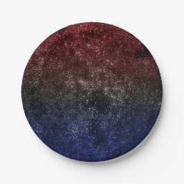 Amerikana Galaxy Papieren Bordje