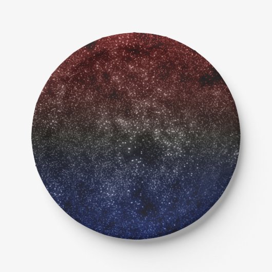 Amerikana Galaxy Papieren Bordje (Voorkant)