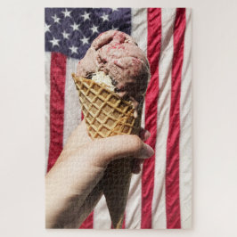 Amerikana - Ice Cream & Flag Legpuzzel