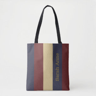  Amerikana Red White Blue op maat Tote Bag