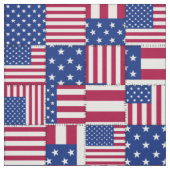 Amerikana Red White en Blue Stof (Swatch)