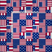Amerikana Red White en Blue Stof (Delen)