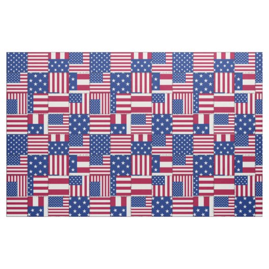 Amerikana Red White en Blue Stof (Fat Quarter)
