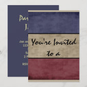 Amerikana u wordt uitgenodigd aan een Aangepast va Kaart (Voorkant / Achterkant)