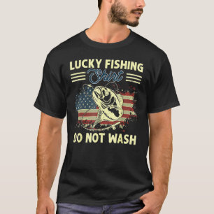 Amerikanen die tonijn vissen t-shirt