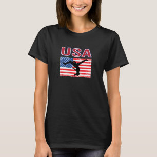 Amerikanen houden van gymnastiek tijdens de zomers t-shirt